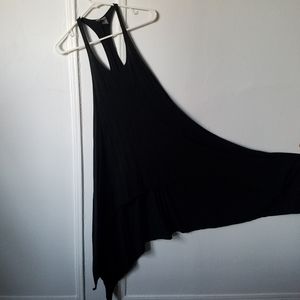 High Low Black Racerback Dress